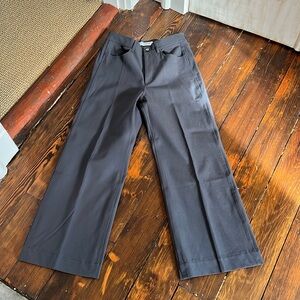 MM Lafleur pants. Size 10. Gray. Adjustable hem.